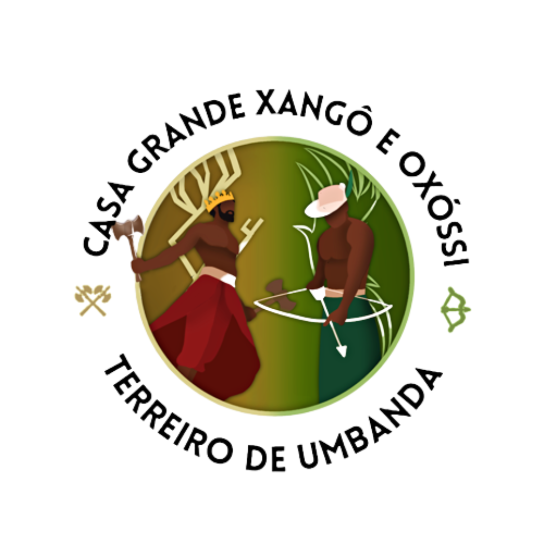 Logotipo oficial da Casa Grande Xangô e Oxóssi